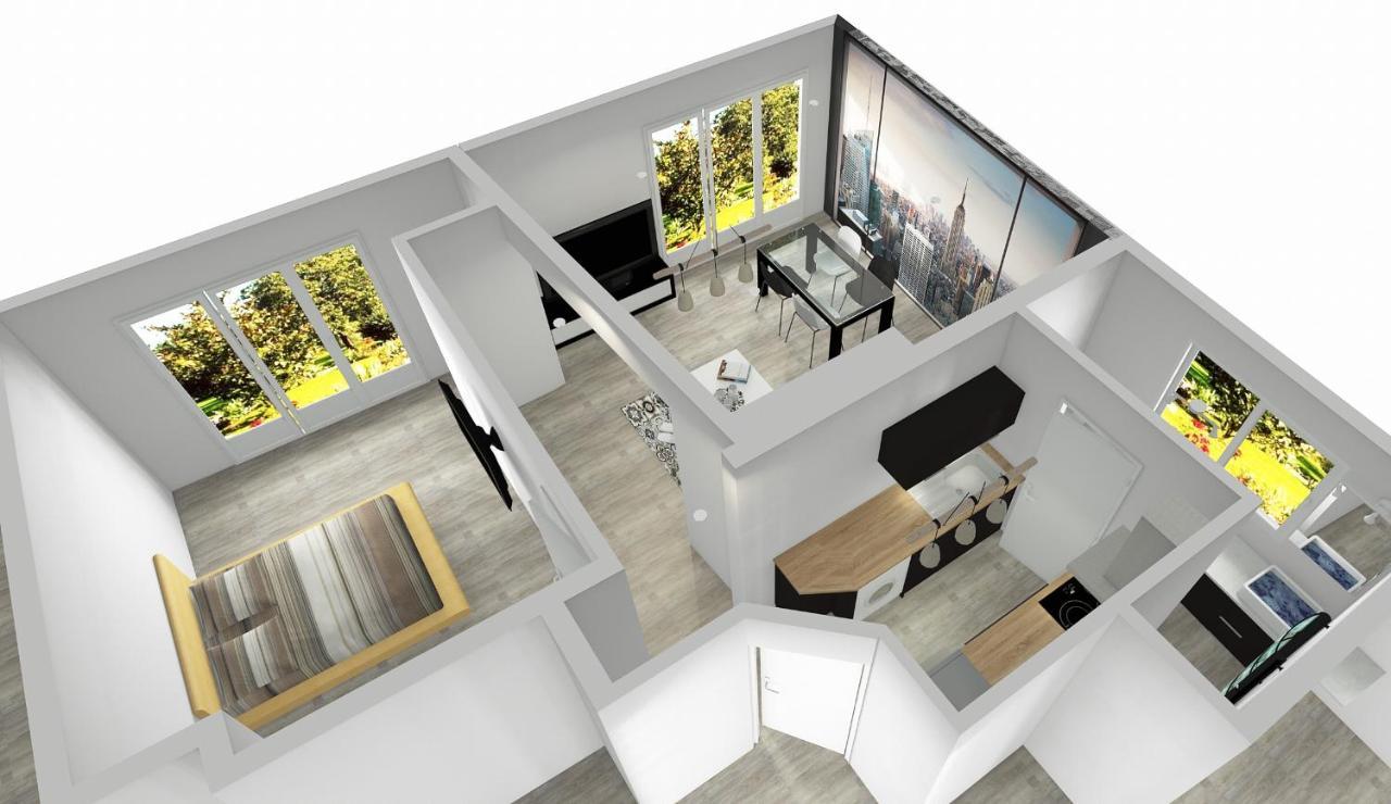 Charmant Appartement 1-4 Personnes, Proche Centre Avec Parking 南特 外观 照片
